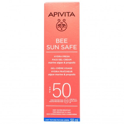 APIVITA BEE SUN SAFE Сонцезахисний гель-крем для обличчя SPF50 50 мл