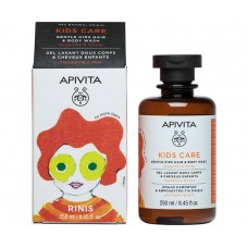 APIVITA KIDS CARE Детское средство для мытья волос и тела 250 мл