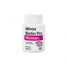 МІНОКС добавка дієтична MinoX Biotin Pro Woman - жіночі вітаміни для росту волосся таблетки №100