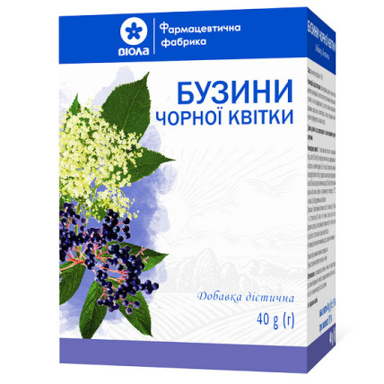 БУЗИНА ЧЕРНАЯ цветы по 40 г в пач.