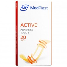Набор пластырей первой медицинской помощи MP MedPlast ACTIVE 1.9 см х 7.2 см 20 шт.