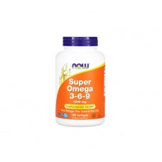 NOW SUPER ОМЕГА-3-6-9 1200 мг в мягк. кАп. №180 (НАУ)