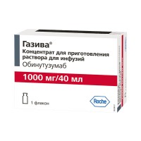 ГАЗІВА  концентрат для розчину д/інф. по 1000 мг/40 мл у флак. №1