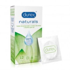Презервативы Durex Naturals тонкие с гелем-смазкой №12