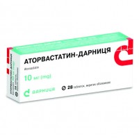 АТОРВАСТАТИН-Дарниця табл в/об 10 мг №28(14х2)