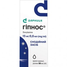 ГІПНОС краплі ор., р-н 15 мг/0,6 мл по 50 мл у флак.-крап.