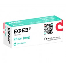 ЕФЕЗ таблетки, в/плів. обол. по 25 мг №30 (10х3)