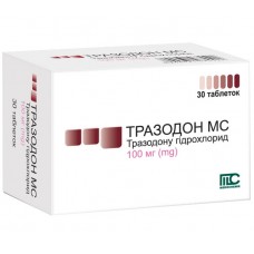 ТРАЗОДОН МС таблетки по 100 мг №30 (10х3)