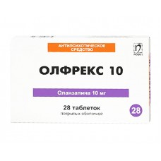 ОЛФРЕКС таблетки, п/плен. обол. по 10 мг №28 (14х2)