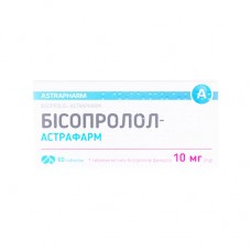 БІСОПРОЛОЛ-АСТРАФАРМ таблетки по 10 мг №60