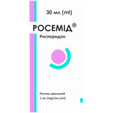 РОСЕМІД розчин ор. 1 мг/мл по 30 мл у флак. скл.