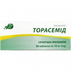 ТОРАСЕМІД таблетки по 10 мг №30 (10х3)