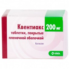 КВЕНТІАКС таблетки, в/плів. обол. по 200 мг №30 (10х3)