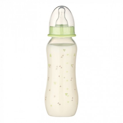 Бутылочка  пластикова Baby-Nova 240 мл салатовая (48010-3)