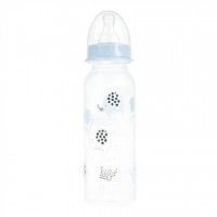 Бутылочка пластиковая Baby-Nova 240 мл Декор нейтральный (47010-3)