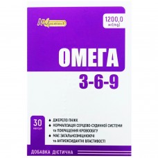ОМЕГА 3-6-9 AN NATUREL капсули 1200 мг №30 у бан.
