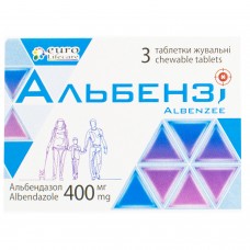 АЛЬБЕНЗІ таблетки жув. по 400 мг №3