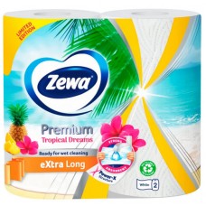 Полотенца двухслойные бумажные Zewa Premium Summer №2