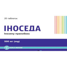 ИНОСЕДА таблетки по 500 мг №20 (10х2)