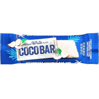 Батончик Coco Bar вітамінізований кокосовий у білій шоколадній глазурі, 12 х 40 г