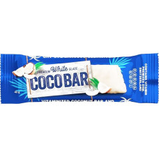 Батончик Coco Bar витаминизированный кокосовый в белой шоколадной глазури, 12 х 40 г