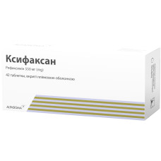 КСИФАКСАН таблетки п/плен. обол. по 550 мг №42 (14х3)