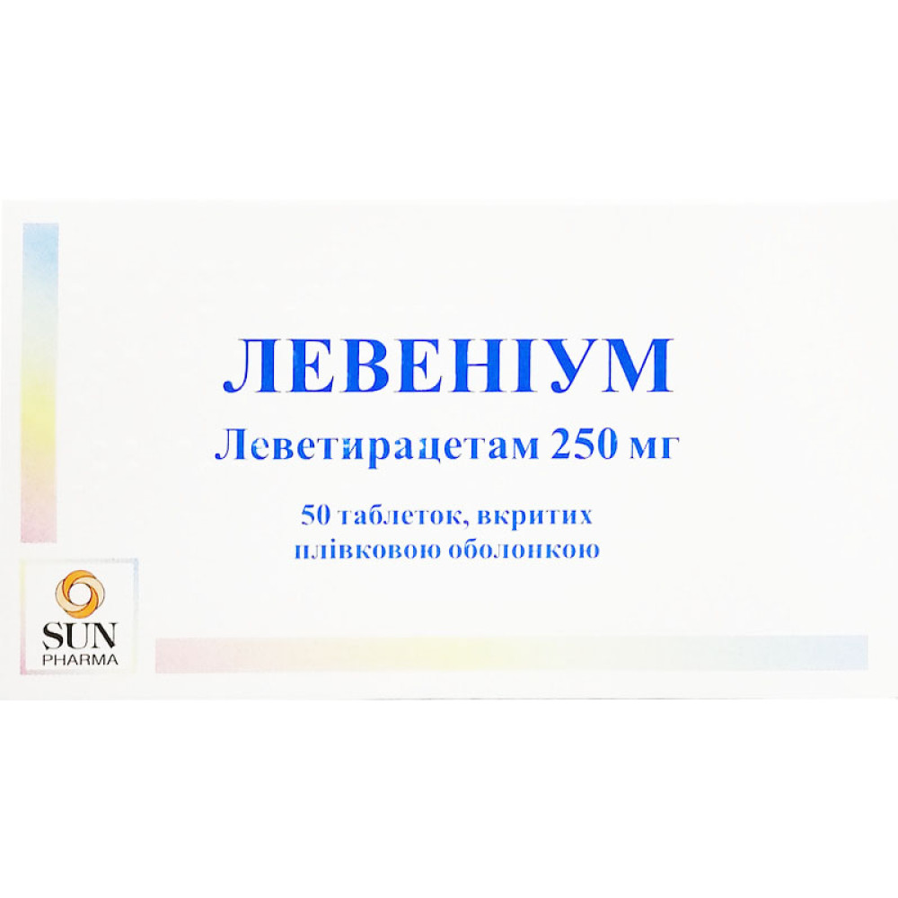 ЛЕВЕНИУМ таблетки, п/плен. обол. по 250 мг №50 (10х5) • Цены • Купить в  Киеве, Харькове, Черкассах • Доставка по Украине • Аптека Life