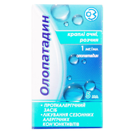 ОЛОПАТАДИН капли глаз., р-р 1 мг/мл по 5 мл во флак. с крыш.-кап.