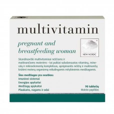 MULTIVITAMIN PREGNANT AND BREASTFEEDING для вагітних і годуючих жінок, таблетки №90 (NEW NORDIC)