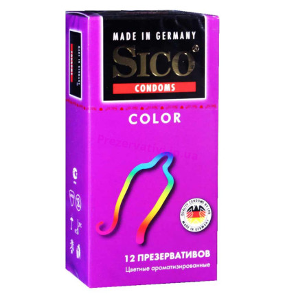 През. SICO Color кольорові ароматизовані №12