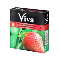 Презервативи VIVA кольорові ароматизовані №3