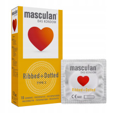 През. Masculan Ribbed+Dotted №10