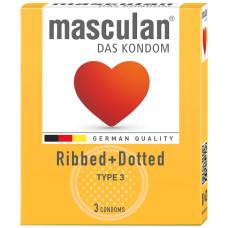 През. Masculan Ribbed+Dotted №3