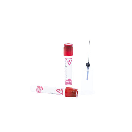 Пробирка вакуумная д/крови VACUSERA 6 мл без наполнителя 13 ×100 мм стер. белая №100