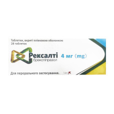 РЕКСАЛТІ таб., в/плів. обол. по 4 мг №28 (14х2)