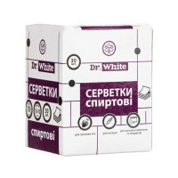 Серветки спирт. 10х10 Dr.WHITE №30