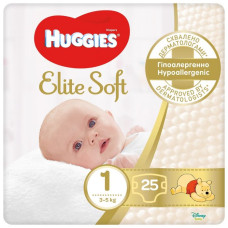 Підгузки HUGGIES Elite Soft, розмір 1 ( 3-5 кг) № 25