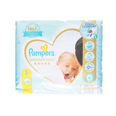 Подгузники детские Pampers Premium Care newborn, размер 1  (2-5 кг) №26.