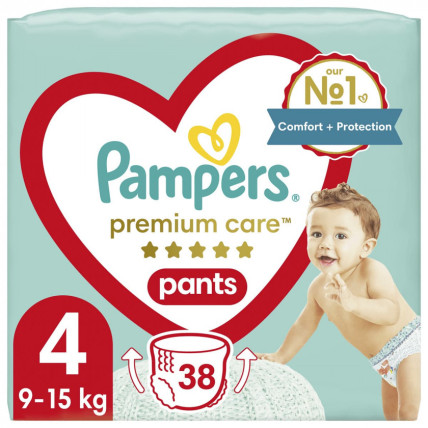 Подгузники детские Pampers Premium Care Pants Maxi(9-15кг) 38 шт