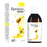 БРОНХО-МІКС фіто-сироп на основі меду з мати-й мачухою100мл