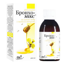 Бронхо-Микс фито-сироп на основе мёда с мать-и-мач. 100мл
