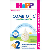Хипп смесь молочная Combiotiс 2 с 6 мес. 900г 2441карт.уп.