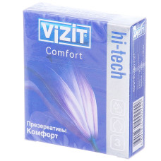Презервативы VIZIT HI-TECH Comfort комфорт № 3