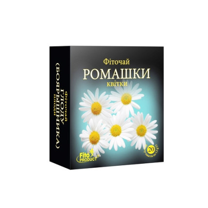 Фіточай №16 Ромашки квіти по 1,5г №20 в філ-пак.