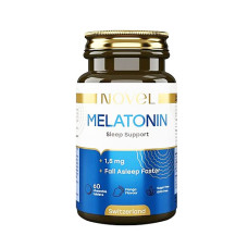 NOVEL Вітаміни Мелатонін 1,5 мг таблетки жувальні №60