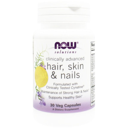 NOW Vegan Hair, Skin & Nails капсулы №30