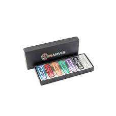 MARVIS Подарункова коробка 7 Flavours Box 7x25мл (Classic Strong, Whitening, Aquatic, Ginger, Licorice, Jasmin , Cinnamon)