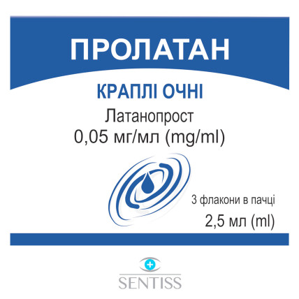 ПРОЛАТАН краплі оч. 0.005 % по 2.5 мл №3 у флак.-крап.