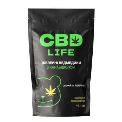 CBD LIFE - желейные мишки с каннабидиолом 25 мг №40