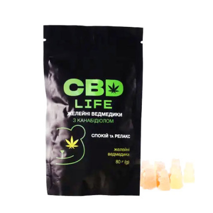 CBD LIFE - желейные мишки с каннабидиолом 25 мг №20